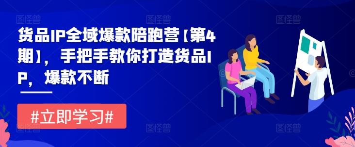 货品IP全域爆款陪跑营【第4期】，手把手教你打造货品IP，爆款不断-沫尘创业网-知识付费资源网站搭建-中创网-冒泡网赚-福缘创业网