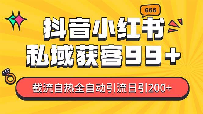 （13421期）某音，小红书，野路子引流玩法截流自热一体化日引200+精准粉 单日变现3…-沫尘创业网-知识付费资源网站搭建-中创网-冒泡网赚-福缘创业网